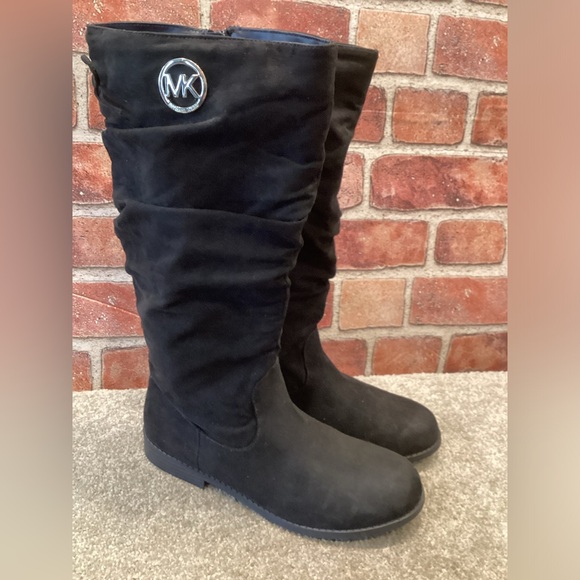 Michael Kors Boogie womens black slouch tall boots size 5 - Picture 1 of 8